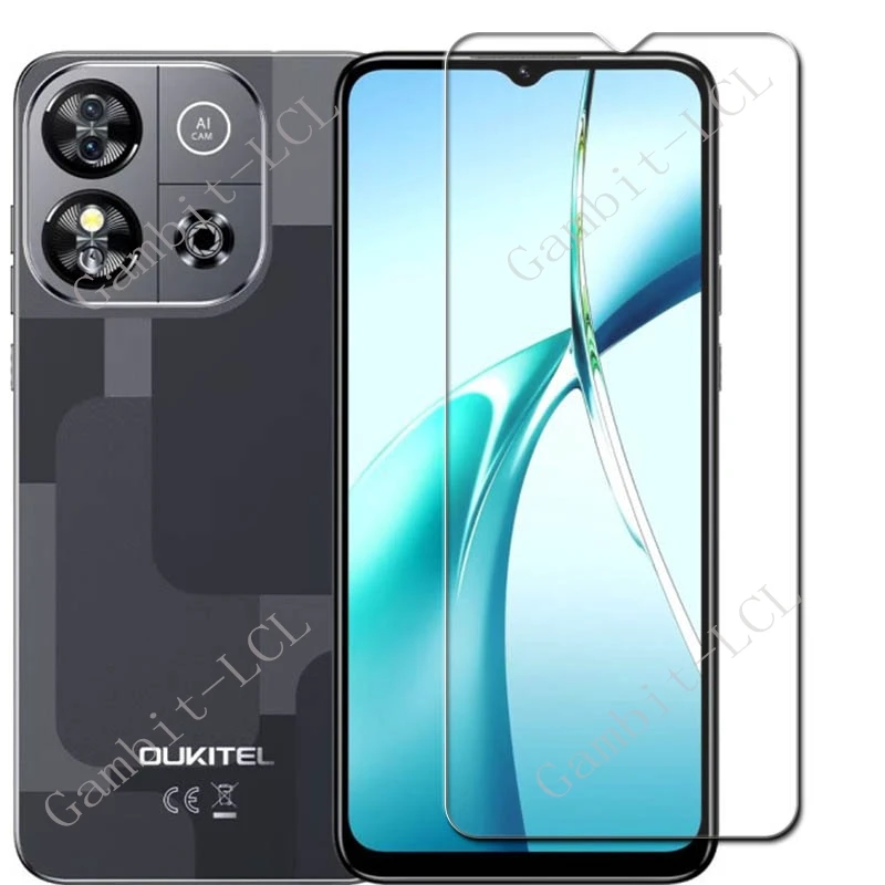 2PCS Tempered Glass For Oukitel C37 C38 C50 C51 C53 C57 Pro C57S C58 G1 G2 P1 WP28E WP28S WP32 WP35 WP35S  Screen Protector Film — view 4