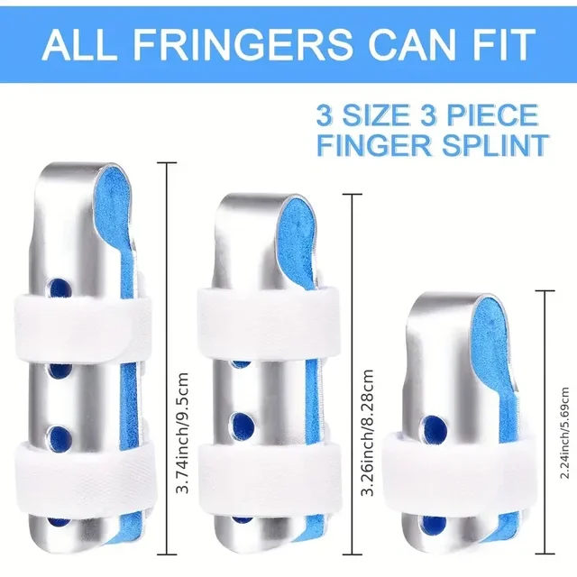1Pc Finger Splint, Finger Support Brace Finger Stabilizer For Broken Fingers Straightening Arthritis Knuckle Immobilization 2