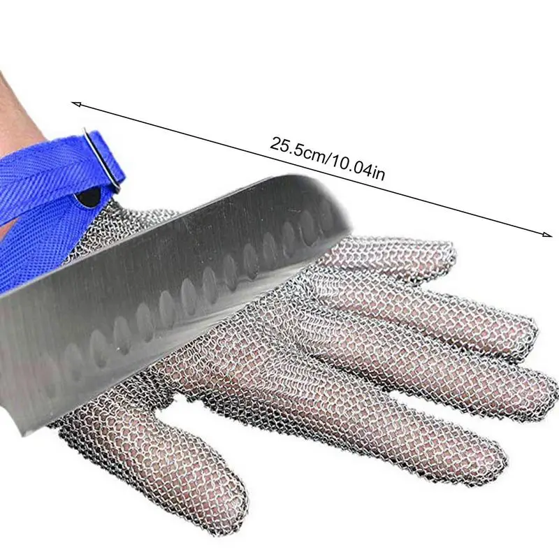 Cut Resistant Gloves Chef Cutting Steel Level 5 Protection Kitchen Safety Anti Cutting Meat Wood Carving Mandolin Slicing