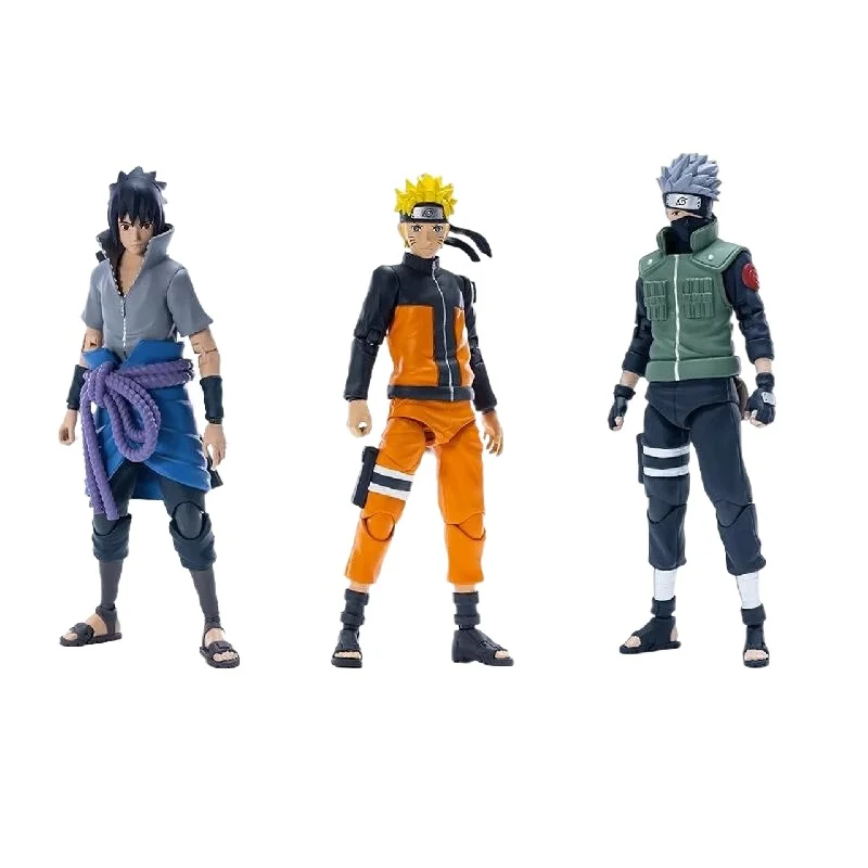 

In Stock Original HIYA EXQUISITE BASIC Hatake Kakashi Naruto Uzumaki Uchiha Sasuke NARUTO Animated Action Doll Set Model Toy