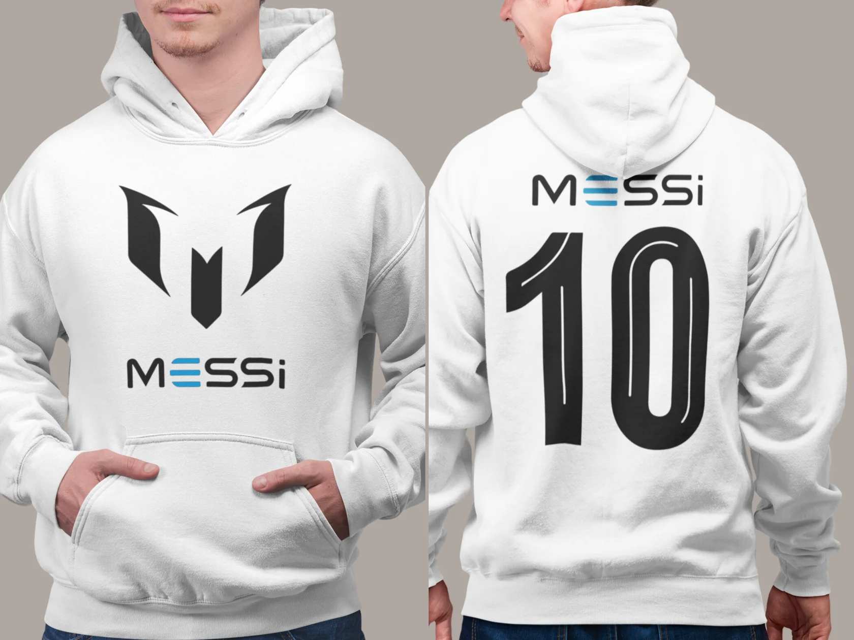 Winter Messi Hoodie Cotton Hooded Sweatshirt Oversized Men Jacket Couple Outdoor Street Sweatshirt