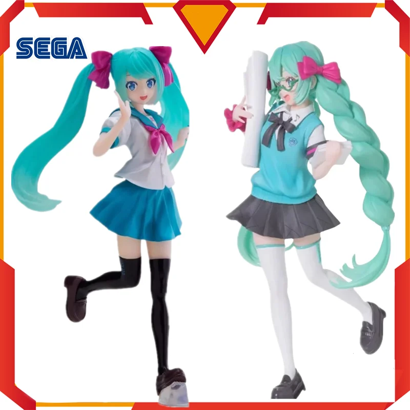 

Оригинальная фигурка SEGA Luminasta, виртуальный певец, аниме фигурка Hatsune Miku, 16-я годовщина, экшн-фигурка, модель, игрушки для детей, подарок