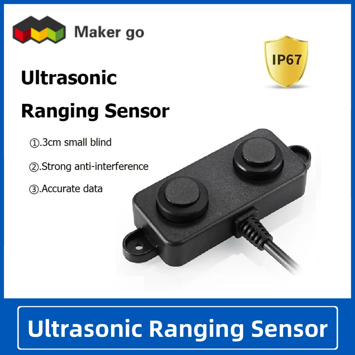 A02-Ultrasonic-Sensing-Sensor-UART-Waterproof-Ranging-Module-450cm ...