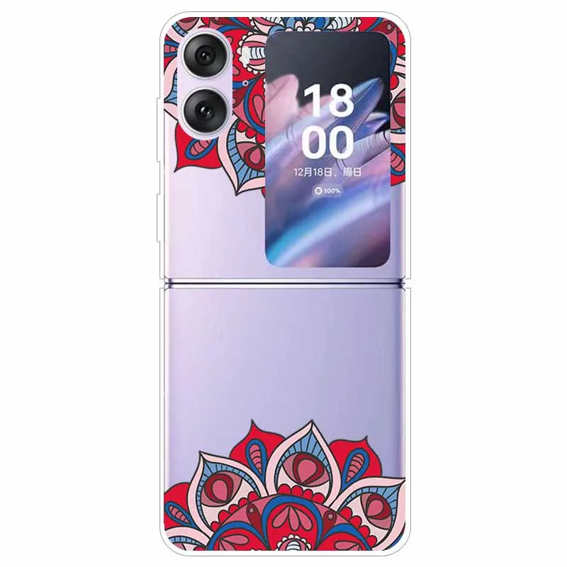 Transparent Hard Case for Oppo Find N2 Flip 5G - Clear Edge Foldable Protection