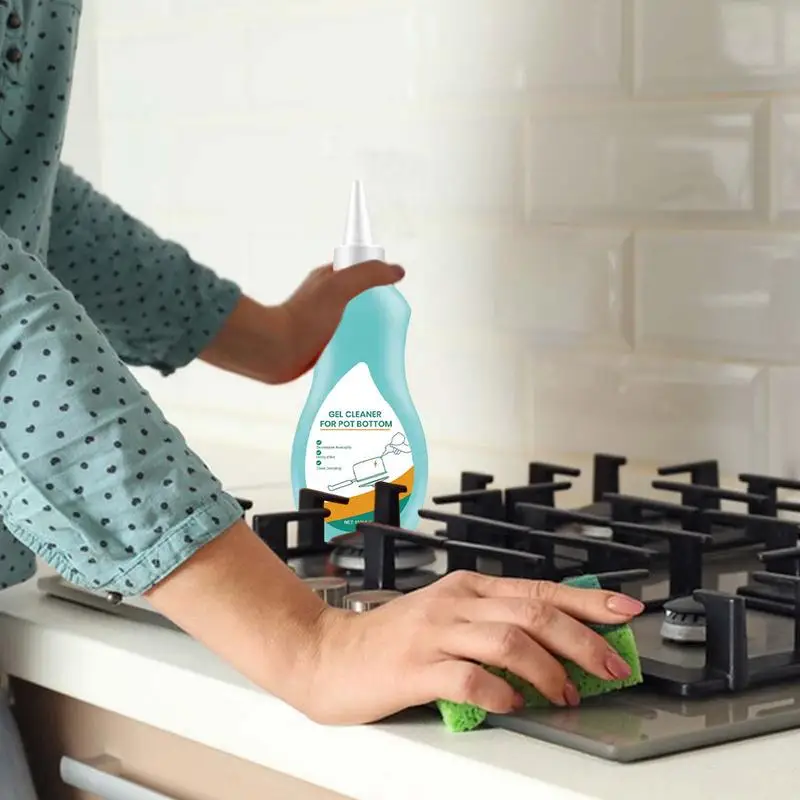Pot Cleaner For Bottom Of Pans Multifunctional Household Cleaners Scale Cleaner 150ml Effective Powerful Kitchen Grease