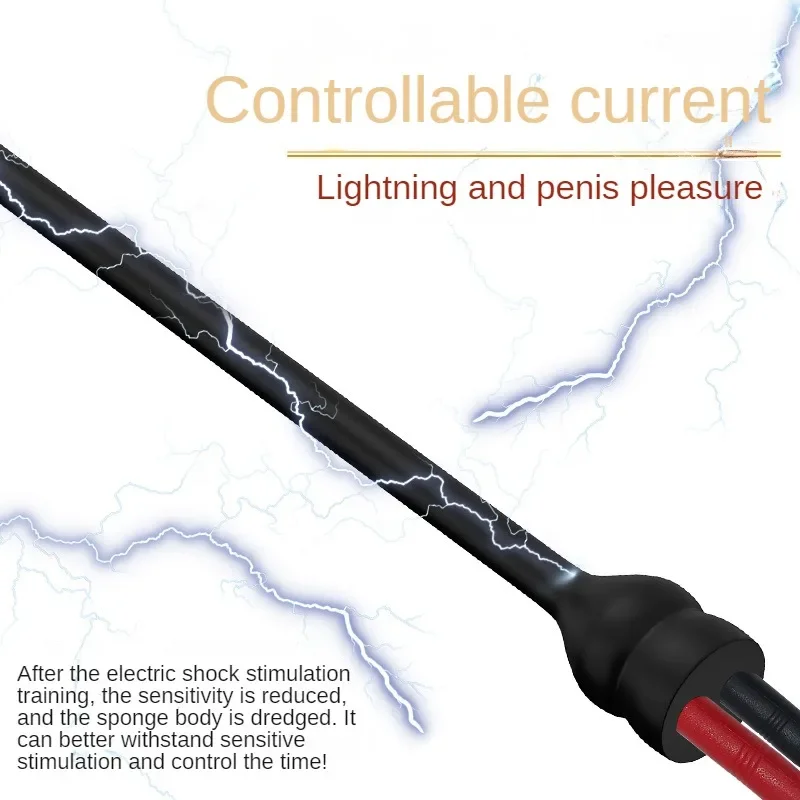 Bdsm Electro Sex Urethral Sounding Rod Urethra Electric Shock Bar Electrode Penis Plug Stainless Dilator Electro Stimulator Toys