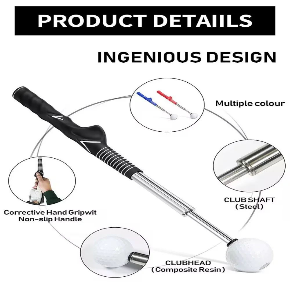 Telescopic Golf Swing Training Aid 2