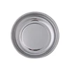 Round Magnetic Parts Tray Bowl Dish Stainless Steel Garage Holder Tool 5
