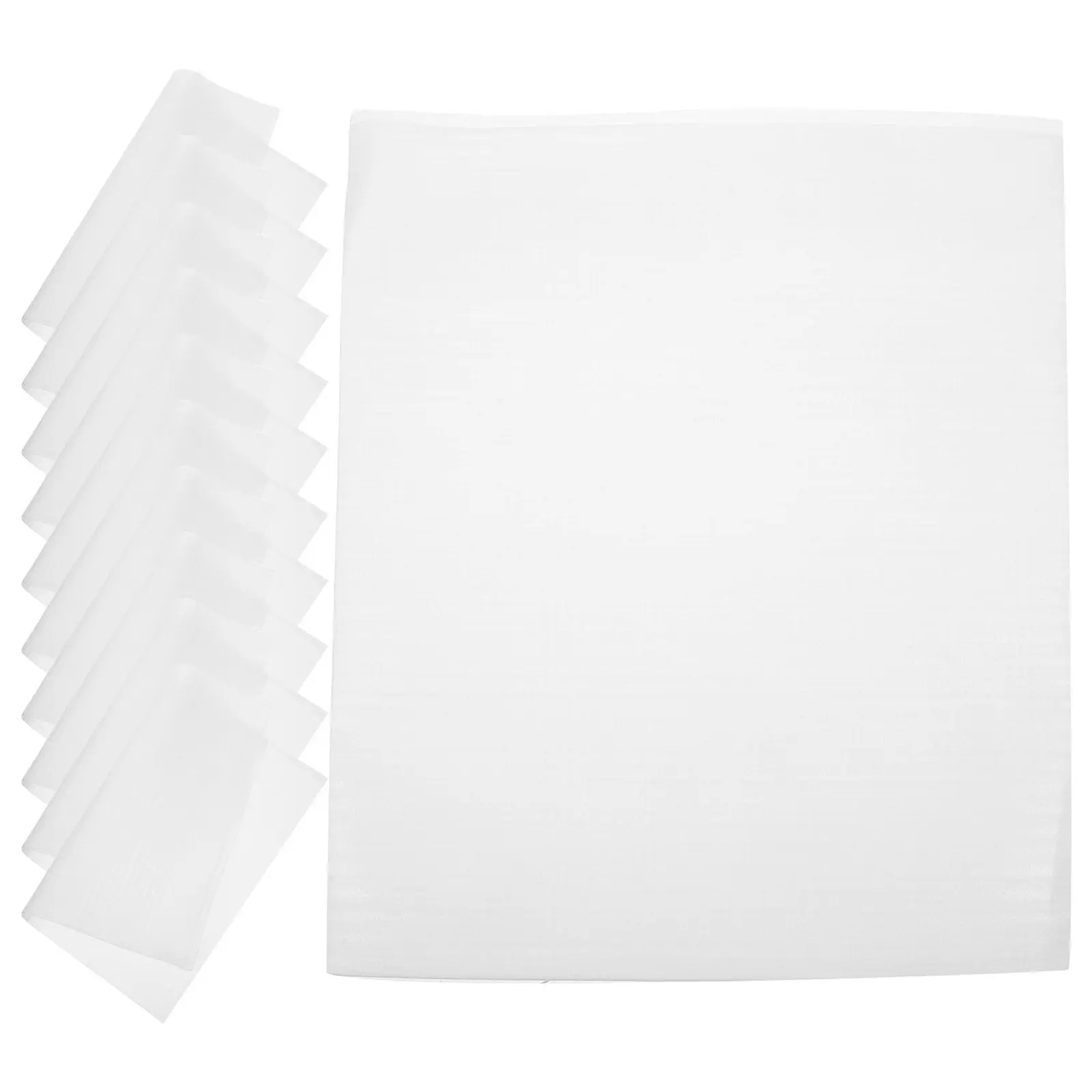 50Pcs 보호 쿠션 파우치 이동 보관용 두꺼운 충격 방지 포장 포장재 25x30cm 포장 유리제품 접시 도자기