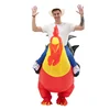 Large Inflatable cock chicken Cartoon character Mascot Costume Advertising Ceremony Adult Fancy Dress Party Animal carnival prop 4