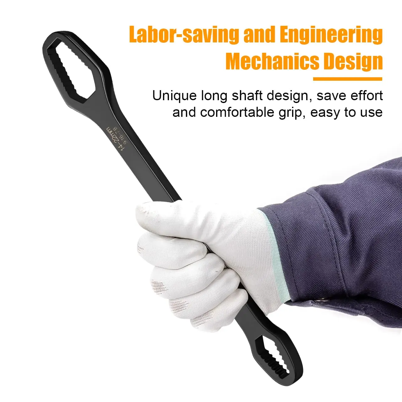 Double End Box Wrench 3 to 17 Hexagon Solid for Screws and Nuts Repair Tool