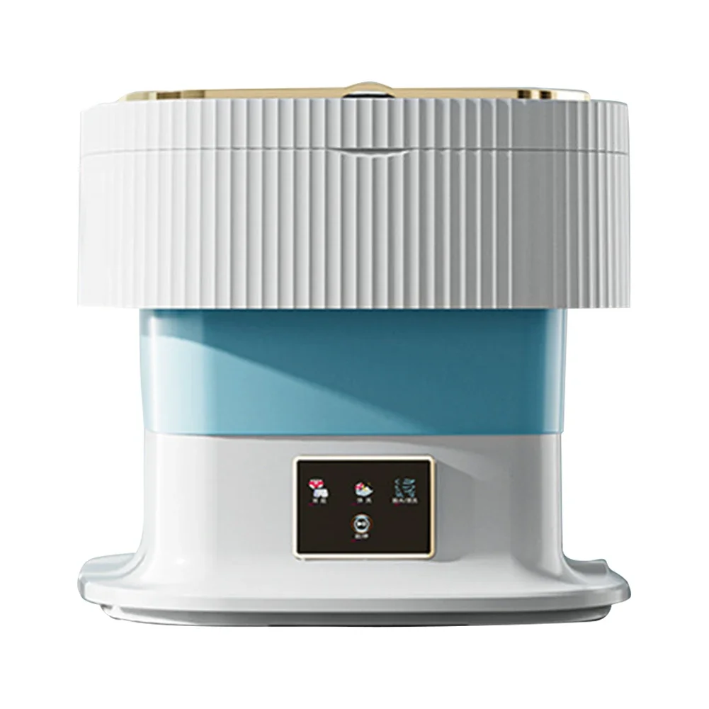 غسالة محمولة قابلة للطي مع مجفف دوار ، قابل للسحّ...