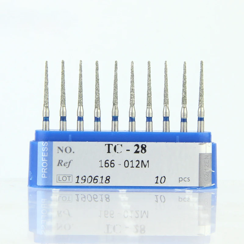 10 Teile/los Dental Diamant Bohrer Nadel/TC 1,6mm für High Speed Handstück Medium/Extra Feine/Super grob Zahnmedizin Schleifen Werkzeuge – Detail 19