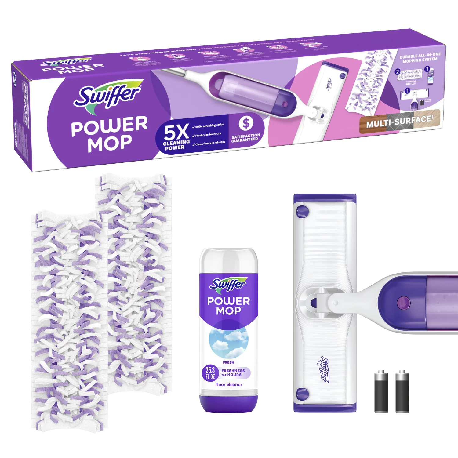 

Mop Multi-Surface Mop Kit for Floor Cleaning, Fresh Scent