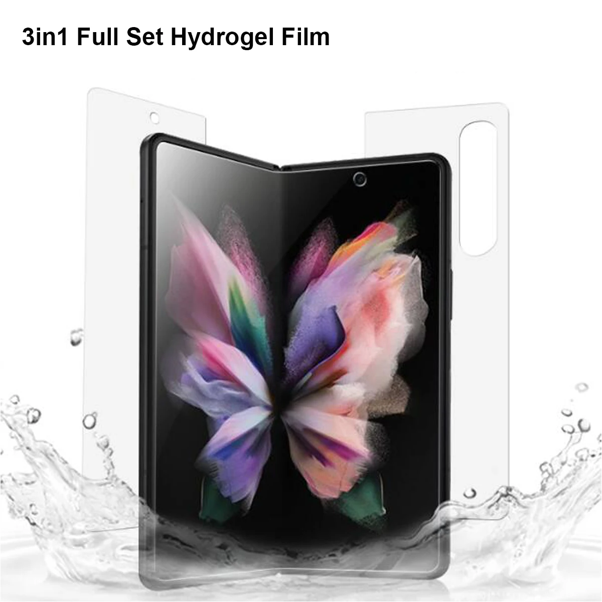 Protector Gel Samsung Z Fold 3 Front Back Screen Protector Gel Film Hd Matte Full Aliexpress