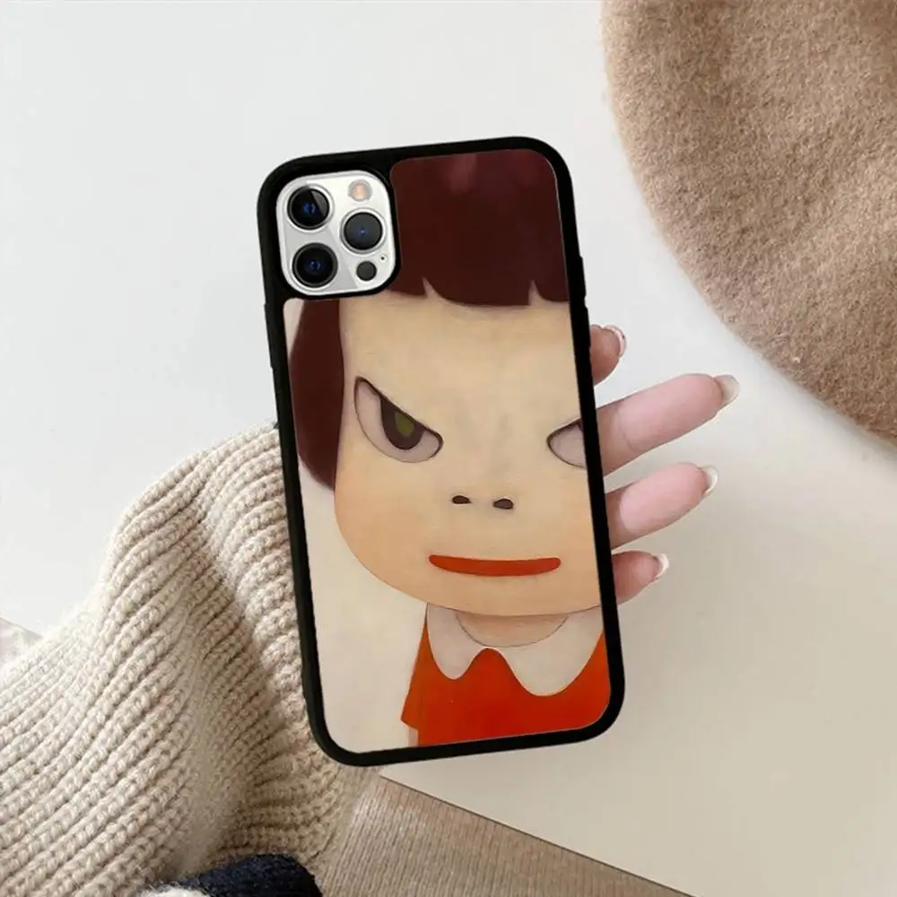 Japan Yoshimoto Nara Cartoon Girl Phone Case – Stylish Protective Back Cover