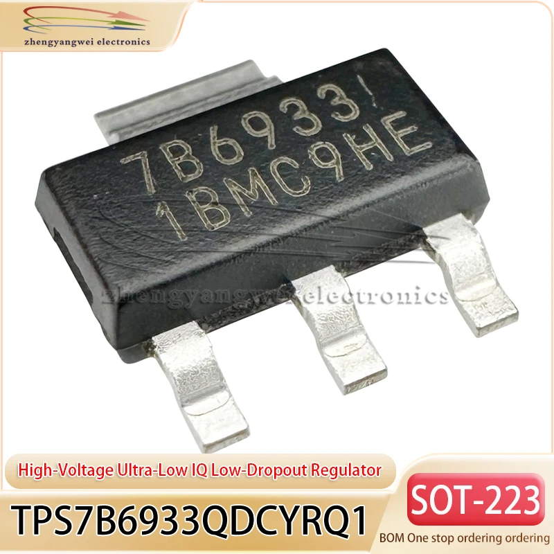 TPS7B6933QDCYRQ1 7B6933 SOT223 10PCS TPS7B69 Fester Low-Dropout-Linearregler