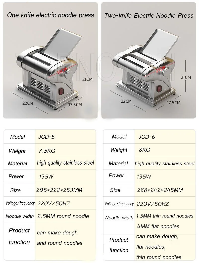 Description Picture 6 of item220V Commercial Kneading Machine Dough Sheeter Electric Pasta Maker Home Doughing Mixer Noodles Press Roller Dumpling Wrappers