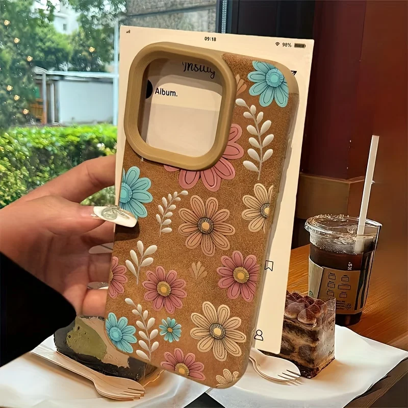 Luxury Sunflower Butterfly Non-slip Phone Case Cover