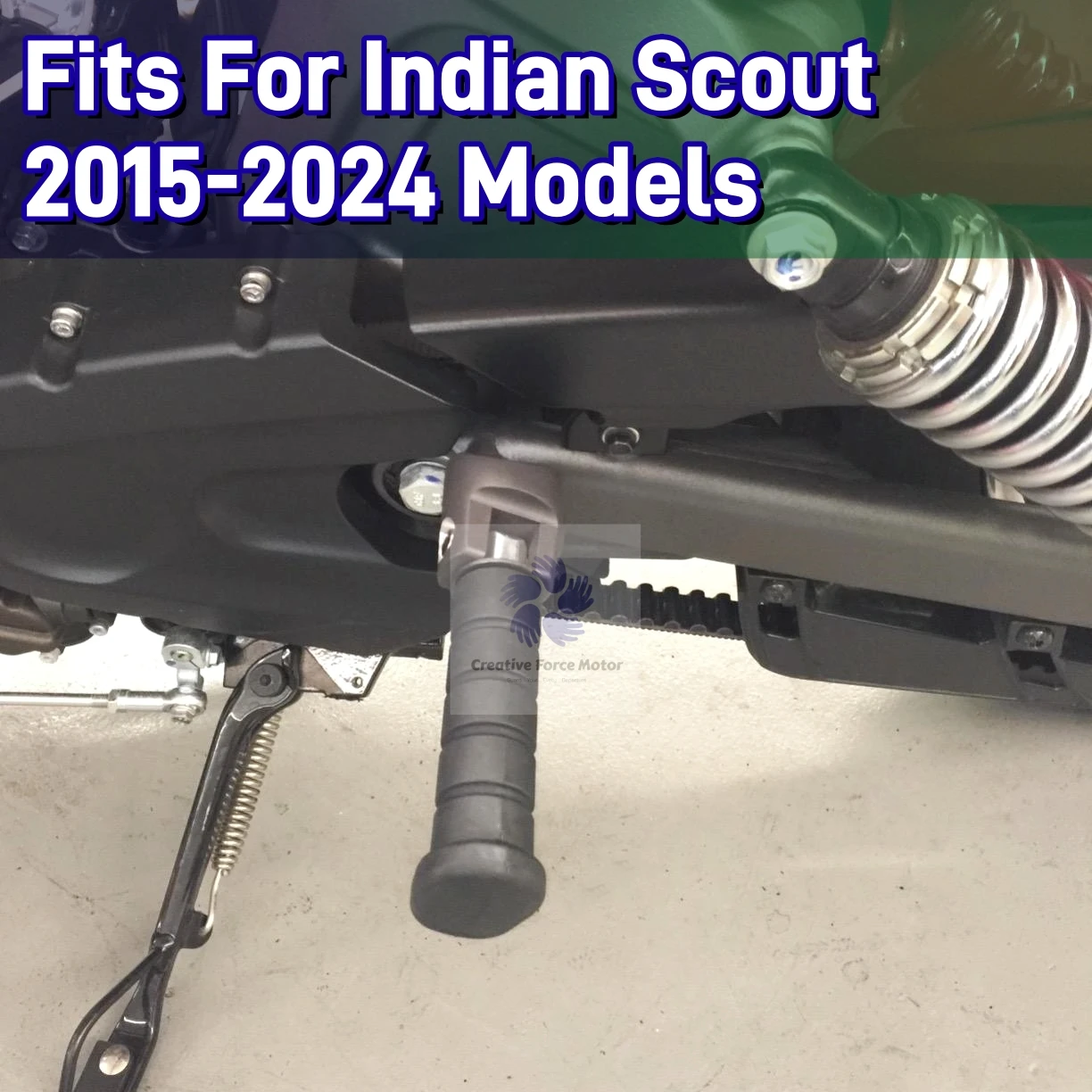 Motorcycle Footrests Passenger Rear Foot Pegs Motorcycle Footrest Mount Pedal For Indian Scout 2015- Scout Bobber-Sixty -