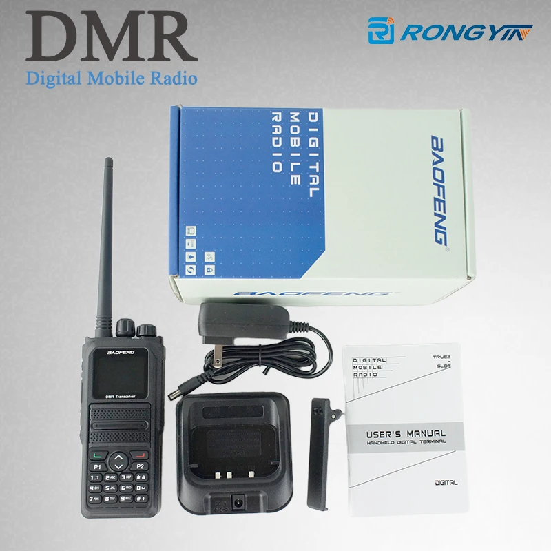 Baofeng DM-1701 Walkie Talkie Open GD77 DMR Radio Digital Analog UHF VHF 5W Dual Time Slot Tier1 Tier2 DM1701 Upgrade of DR-1801 6