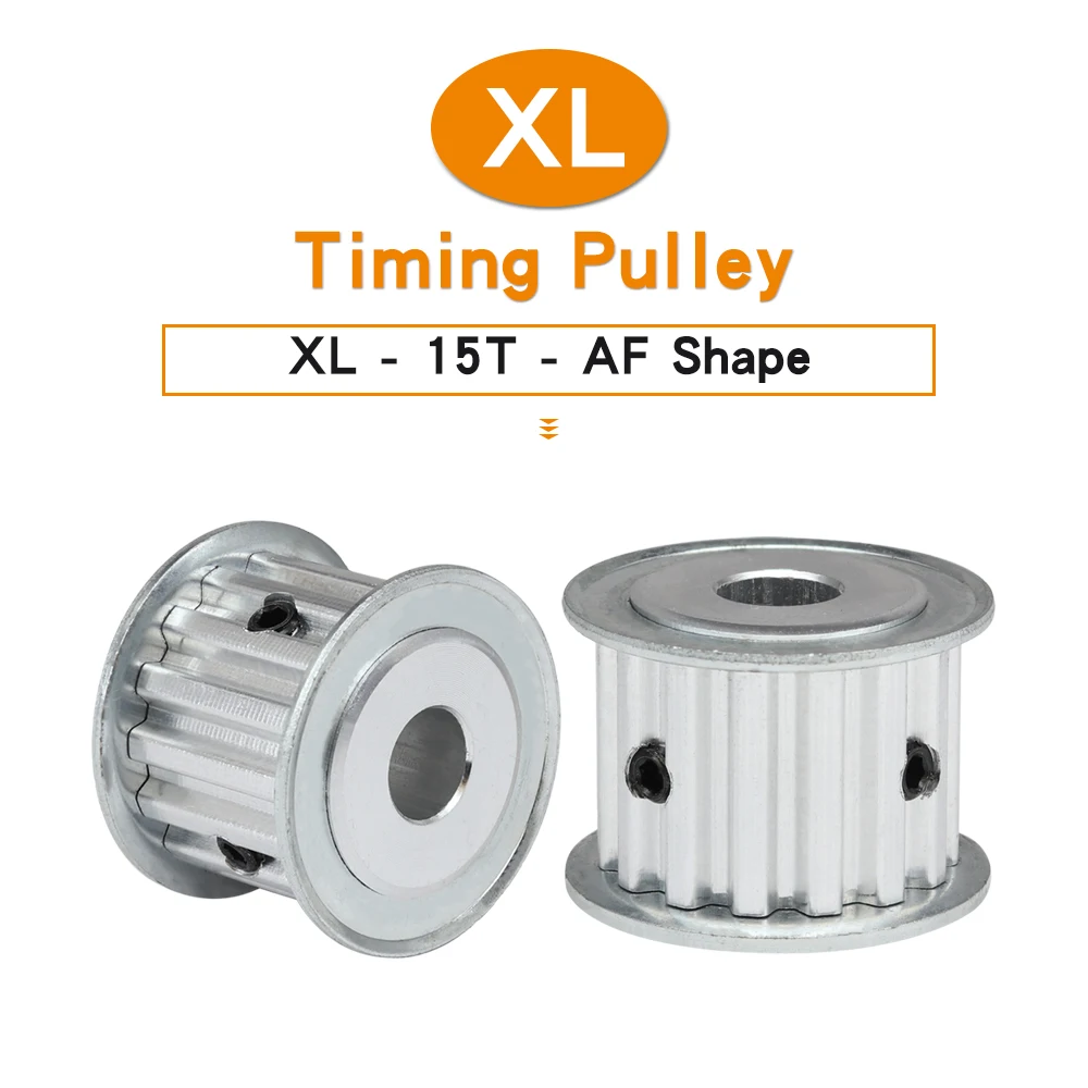 

XL-15T Timing Pulley Bore Size 4/5/6/7/8/10 mm Aluminium Belt Pulley Teeth Outer Diameter 22.13 mm For Width 15mm XL Timing Belt
