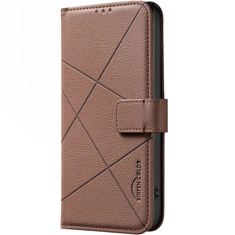 RFID Blocking Leather Wallet Flip Case - Premium Phone Cover and Protective Bag