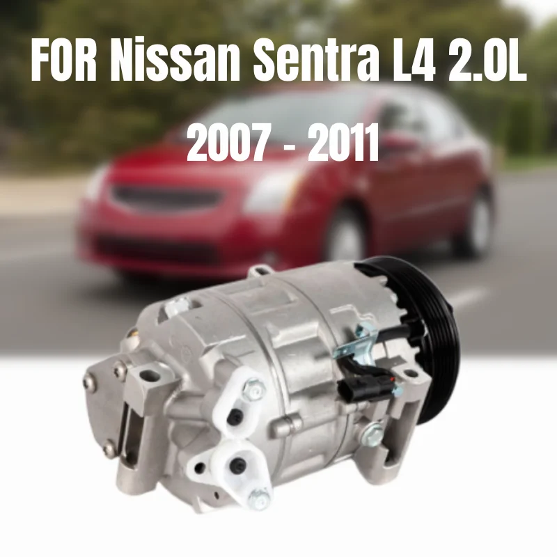 

Air Conditioner Compressor Durable Air Conditioner Compressor with Clutch Fits For Nissan Sentra L4 2.0L 2007-2011 OEM