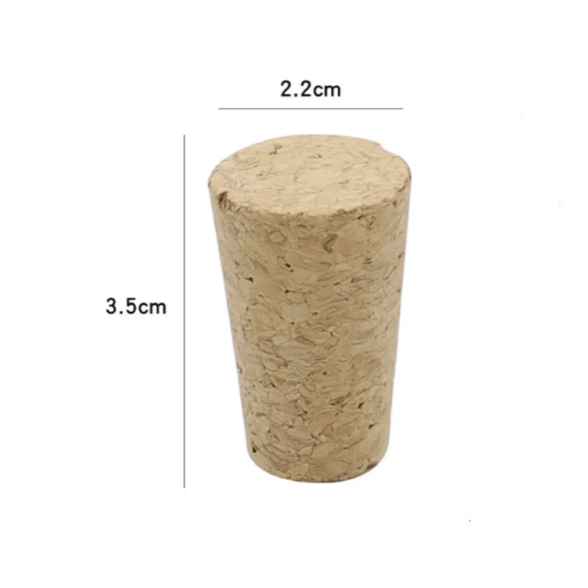 5pcs Natural Wooden Wine Bottle Cork Stoppers Leak Proof Conical Design Easy Pouring Sealing Kitchen Accessory Holiday Christmas