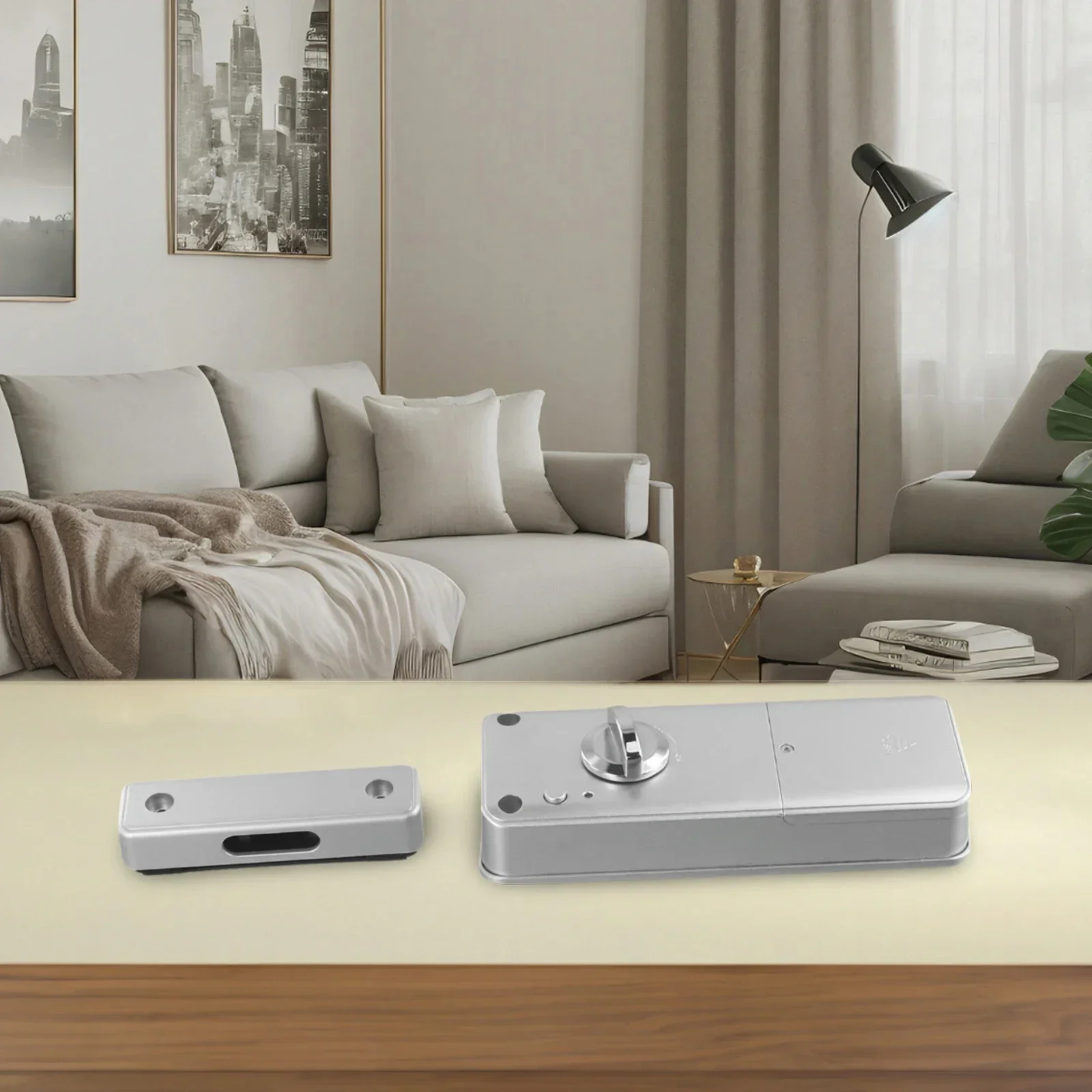 Smart Invisible Door Lock For Tuya For Smart Invisible Door Lock Wood Card Unlock Bluetooth-compatible Unlocking Home