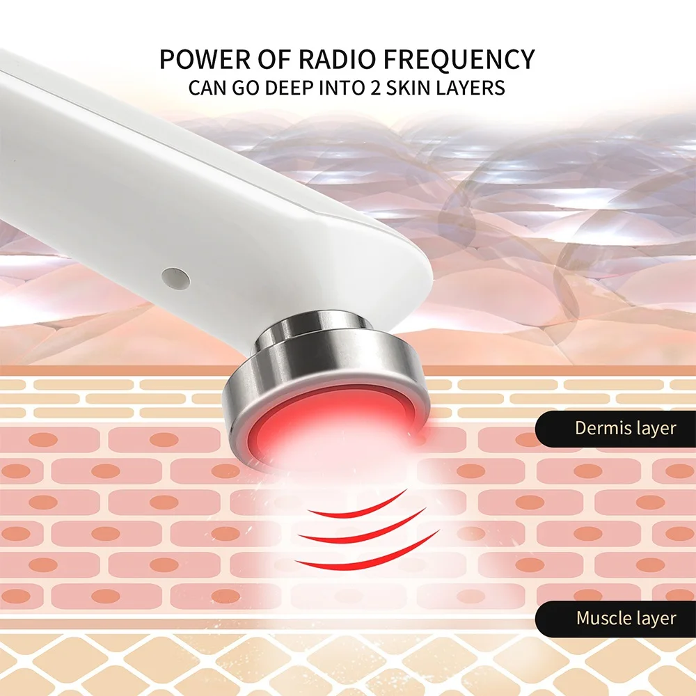 2-IN-1 RF Bipolar Face&Body Lifting Machine 1MHz Radio Frequency Red Light Photon Therapy Anti-Wrinkle Skin Tightening&Slimming