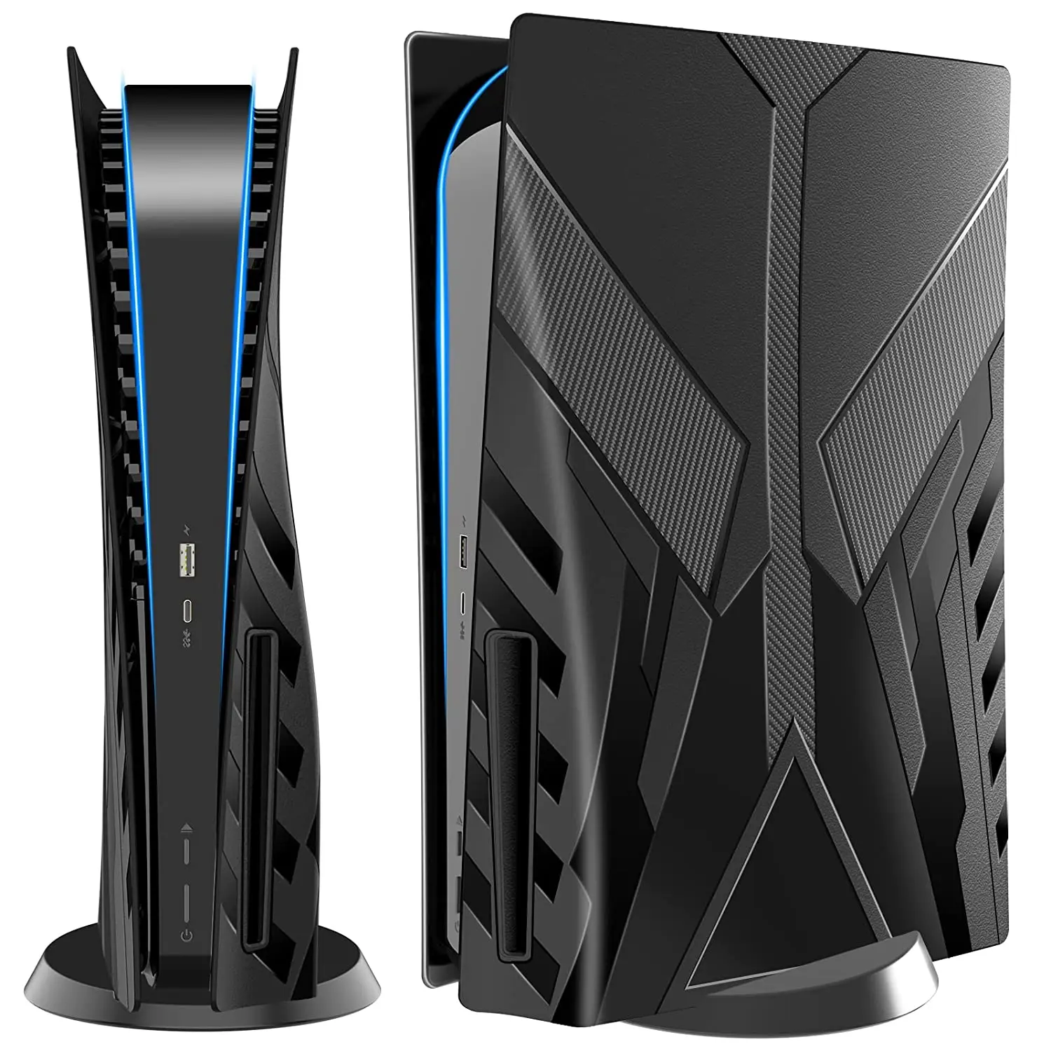 Piastre Ps5 Per Ps5 Disc Edition Cover Rigida Antiurto Ps5 Skin Shell Panels Per Console Ps5, Piastre Antigraffio Antipolvere