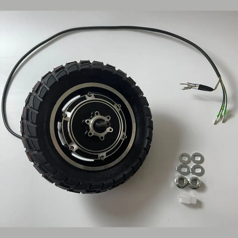 High Speed 50km/h 48V/60V 3500W 10inch DC Brushless Hub Motor Wheel for Electric Scooter