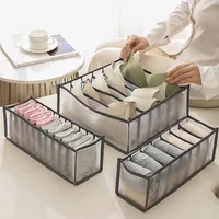 Organisateur de tiroir pour sous-vêtements, boîte de rangement pliable, organisateurs de placard, diviseur de tiroir, boîtes de rangement pour sous-vêtements, chaussettes, soutien-gorge 4