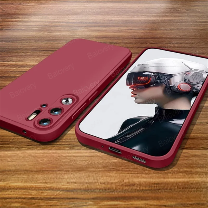 For ZTE Nubia Red Magic 9 Pro Plus Skin Feel Shockproof Leather Case Soft  Back Cover Funda For Magic 9 Pro Plus Protector чехол - AliExpress