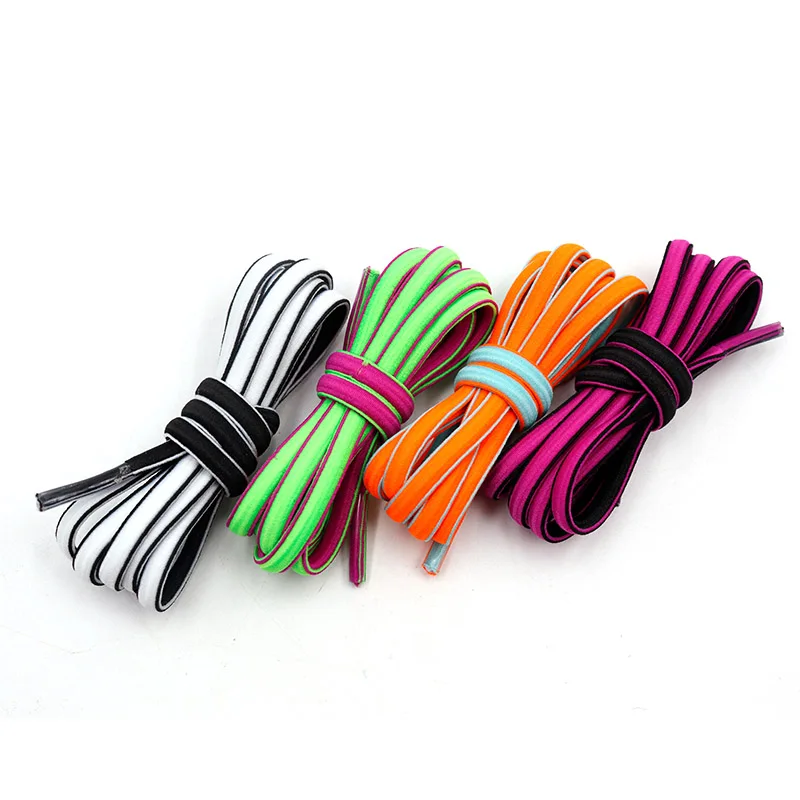 Weiou Lace 6MM Eelescopic Adjustment Elastic Thick Shoelacet Nice Belt Waist Pant Pajamas Drawcord 60-100Cm Oval Type Kids Rope