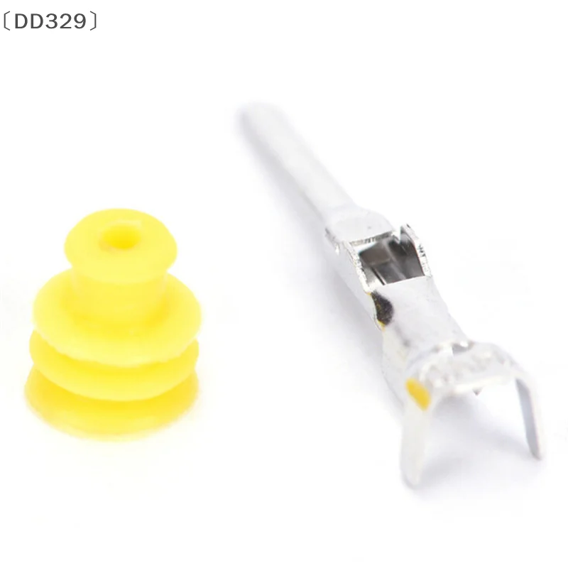 〔DD329〕5pcs 2Pin Car Waterproof Electrical Connector Plug With Wire AWG Marine Flame Retardant  Automotive Electrical Connector