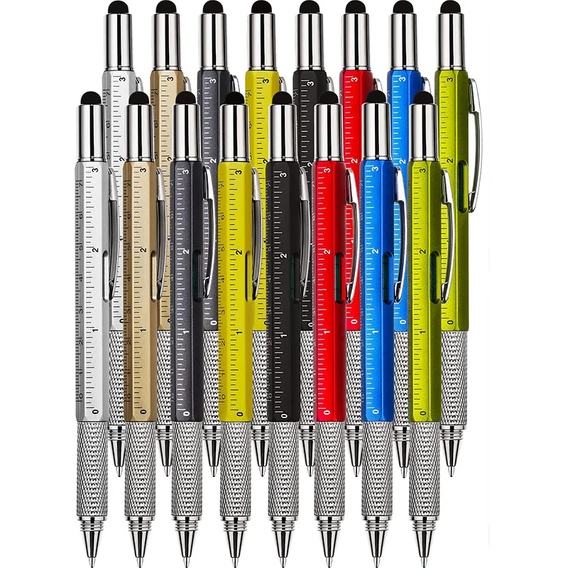 남성용 멀티툴 기술 도구 펜 가제트 드라이버 선물 펜 6개 8개