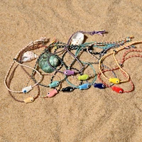 Trendy Multicolored Pull - String Ceramic Fish Bracelet Jewelry Women: Bohemian Style, Ideal for Wrist and Ankle 3