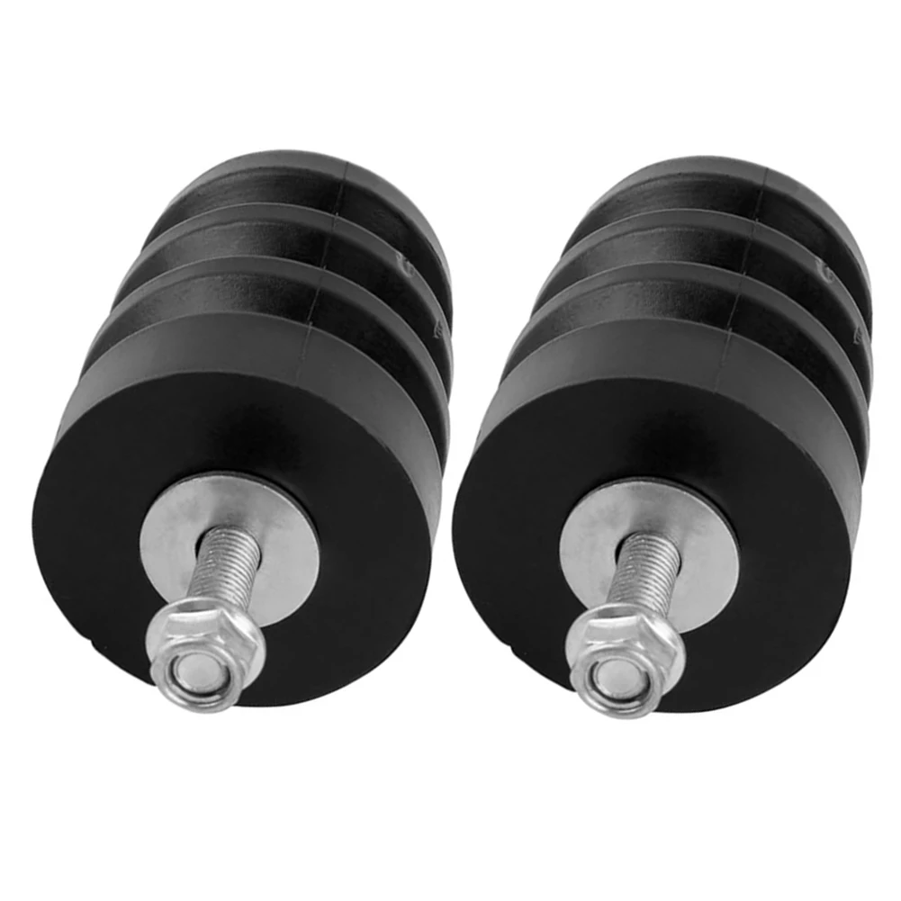 2PCS 리어 리프 스프링 컨트롤 암 범퍼 고무 블록 OEM 1C3Z-4730-AA 포드용 리어 패널 스프링 범퍼 (엑스커션, F250용)