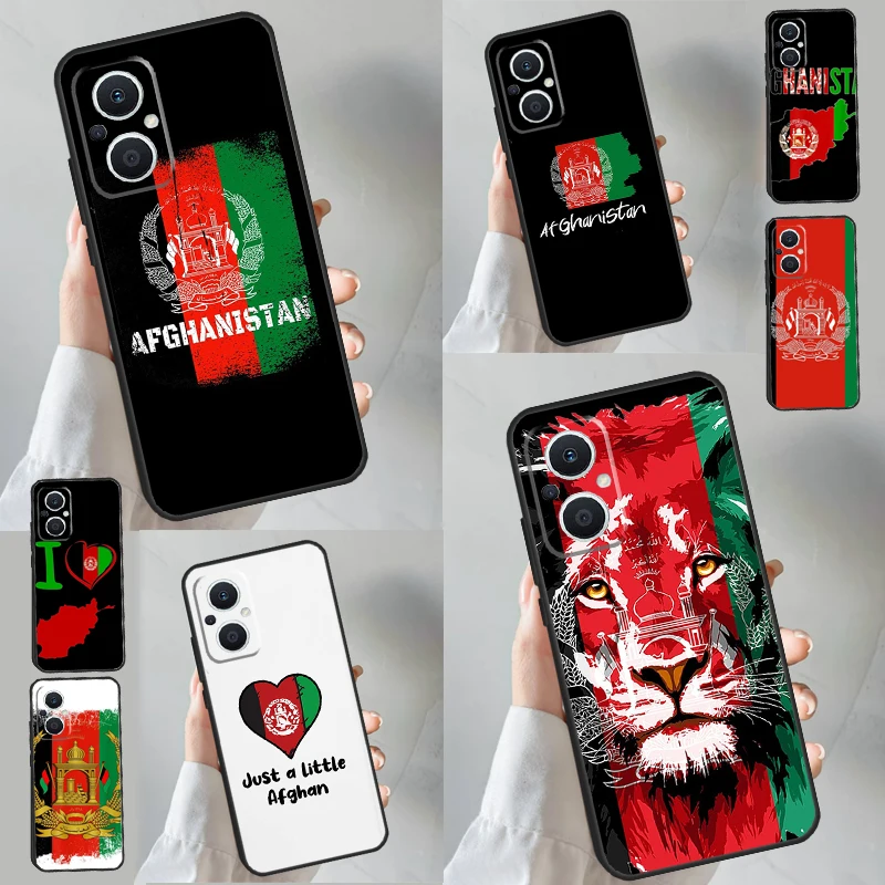 Afgano Afghanistan Flag Case Per Oppo Reno 8 7 Lite 6 5 4 3 8T 2Z 4Z 5Z Trova X5 X3 X2 Lite Neo X6 Pro Cover Posteriore