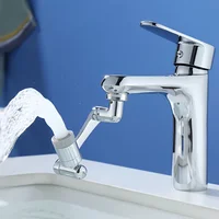 Rotatable 304 Stainless Steel Mechanical Arm Faucet - Multi-Functional Adapter Head, Splash-Proof for Toilet and Washbasin 1