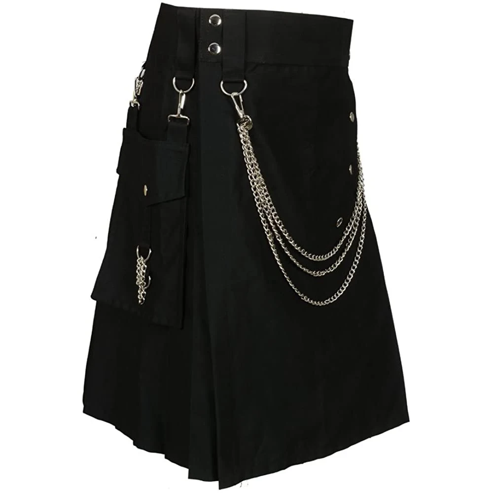 

Skirt Scottish Kilt Flax For Men Irish Solid Kilt Measurements Modern Casual Dance Men's Traditional Festivals Pleated Skirts