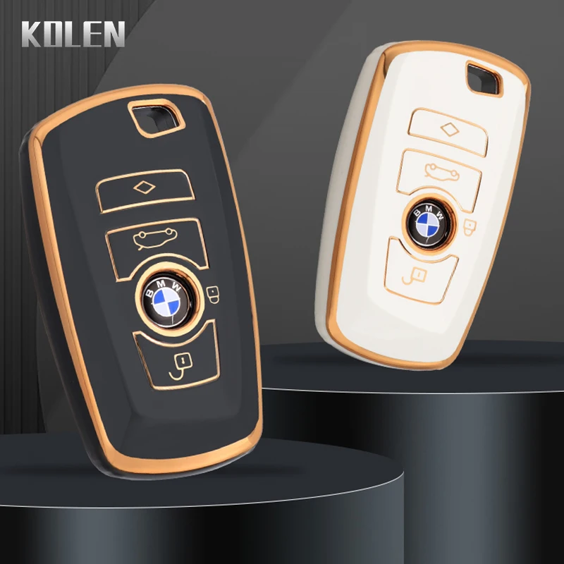 Fashion TPU Car Remote Key Case Cover For BMW F10 F20 F30 F34 F11 F15 ...