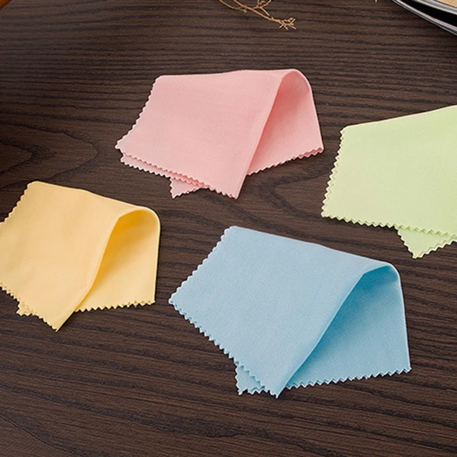 5/10Db Kiváló Minőségű Mikroszálas Szemüveg Tisztítószövet Lencse Velúr Tisztító Mobiltelefon Képernyő Törlőkendők - Image 3