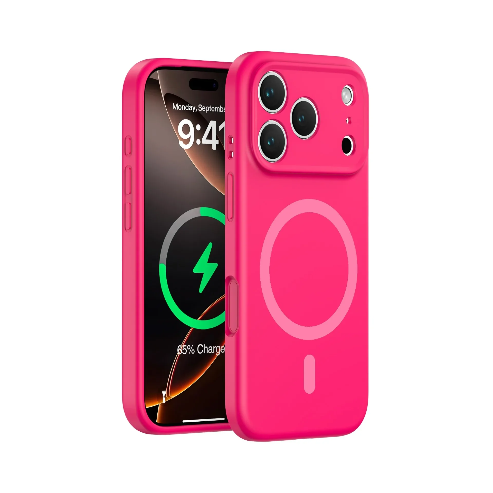 Premium Air Liquid Silicone Soft Cover with Wireless Charging Capability