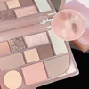 Beauty Brick Eyeshadow, Nudes, Eyeshadow blush base color matte highlight nose shadow contouring makeup comprehensive plate 5