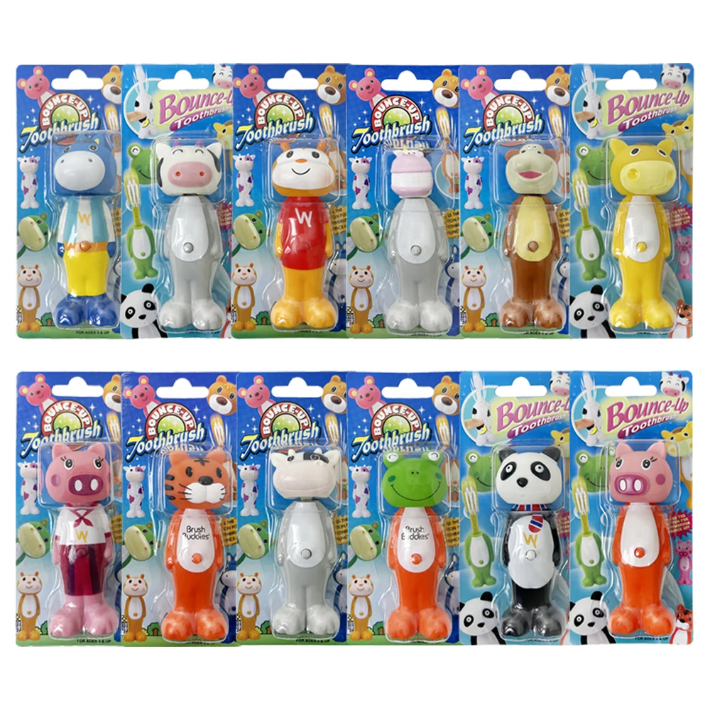 5-Piece Cute Cartoon Soft Bristle Toothbrush Set