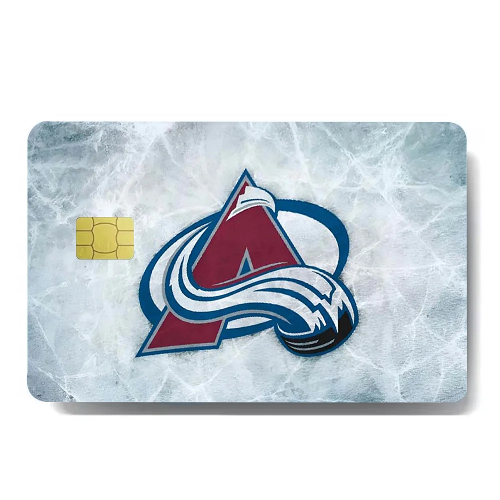 Ice Hockey Stickers For Debit Credit Card Anime Spend Or Save Funny Shell On Off Ultra Thin No Fade Sticker Skin Cover Film