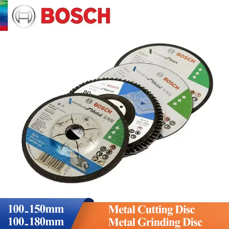 

Bosch Pratical Metal Cutting Disc 100/105/125/150/180mm Durbale Cut Off Wheels Flap Sanding Grinding Discs Angle Grinder Wheel